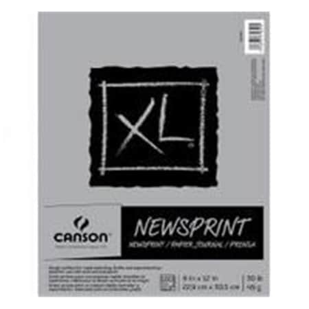 Canson 18 x 24 in. XL Newsprint Drawing Pad 100 Sheets 100510966